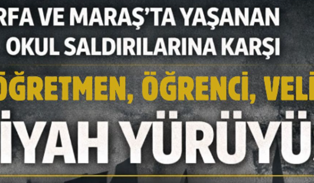 Sakarya’da okul saldırılarına tepki: Sessiz yürüyüş düzenlenecek