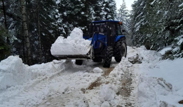 Yüksek kesimlerde karla mücadele