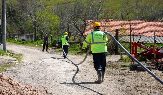 Kaynarca Osmanlı Mahallesi’nin ana iletim hattı SASKİ ile güvence altına alınıyor