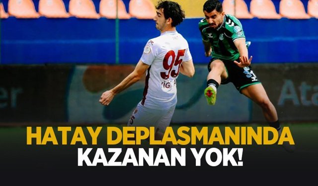 Hatayspor 1 Sakaryaspor 1