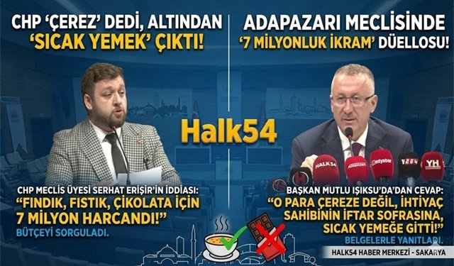 CHP ‘çerez’ dedi, altından ‘sıcak yemek’ çıktı!