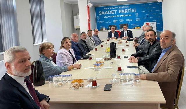 Anahtar Parti'den Saadet Partisi'ne ziyaret