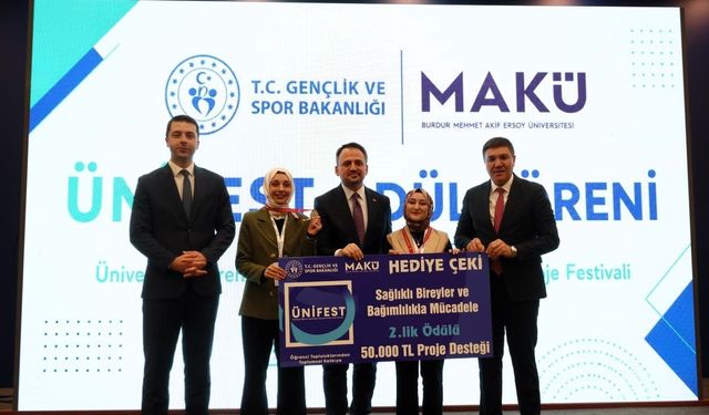 SUBÜ öğrencilerinin hazırladığı “Harekette Şifa Var!” projesi ödüle layık görüldü