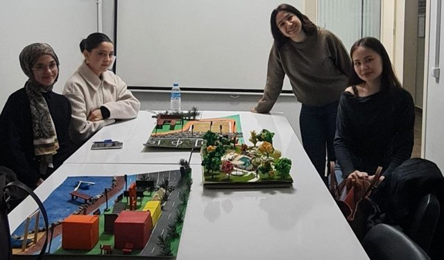 Rekreatif alan tasarımı uygulamayla pekiştirildi