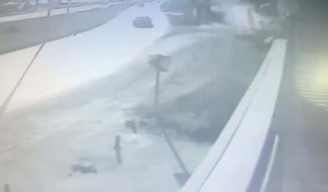 6 kişinin yaralandığı kaza kamerada