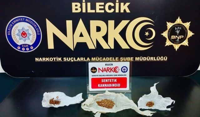 Bilecik'te uyuşturucu operasyonu: 1 şüpheli yakalandı