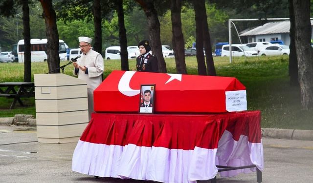 Kalp krizi sonucu hayatını kaybeden üsteğmen dualarla anıldı