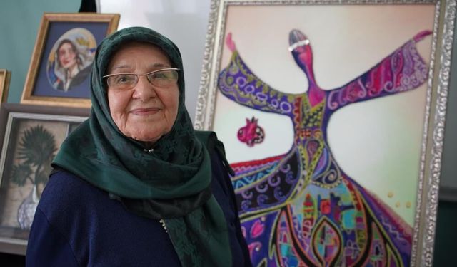 Yaşlı kadın gençlik hayalini gerçekleştiriyor