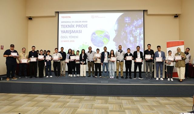 Toyota teknik proje yarışması finali gerçekleşti