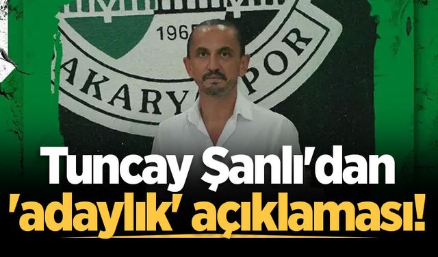 Sakaryaspor’da kongre öncesi yeni gelişme! Tuncay Şanlı aday olmayacağını açıkladı!
