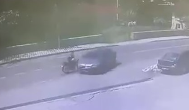 Kaza anı kamerada