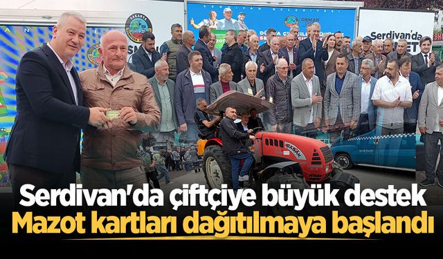 Serdivan'da çiftçiye büyük destek: Mazot kartları dağıtılmaya başlandı