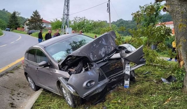Kocaali'de trafik kazası: 1 hafif yaralı