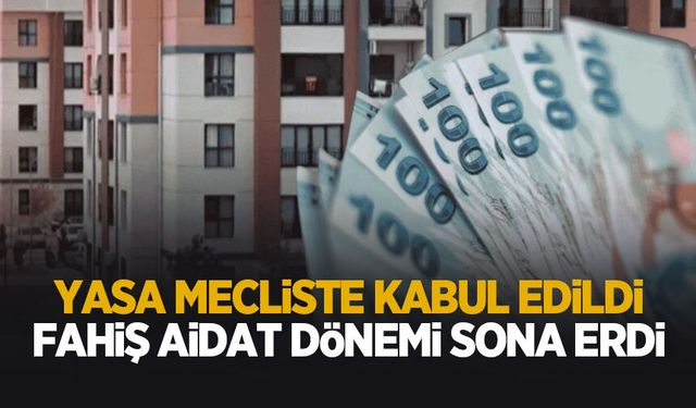 Fahiş aidat dönemi sona erdi