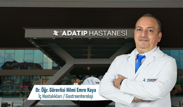 Dr.Öğr.Üyesi Hilmi Emre Kaya, Özel Adatıp Hastanesi İç Hastalıkları ve Gastroenteroloji bölümünde hasta kabulüne başladı