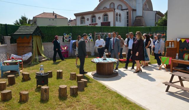 Zinnet Dilmen Anaokulu'nda Atıktan Sanata Sıfır Atık Sergisi