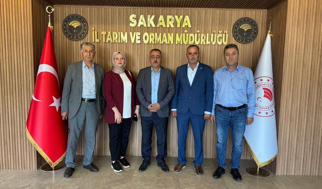 Ziraat Odası Başkanlarından İl Tarım ve Orman Müdürü Asım Baş’a ziyaret