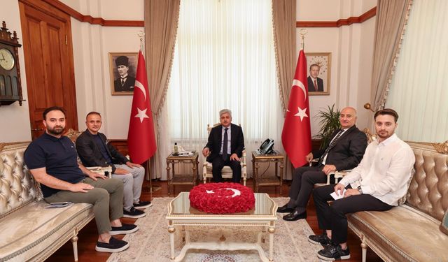 Ömer Arslan'dan Vali Doğan'a ziyaret