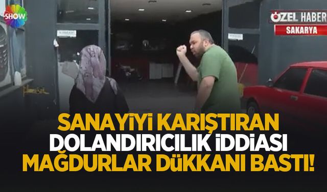 Sanayiyi karıştıran dolandırıcılık iddiası; Dükkanı bastılar