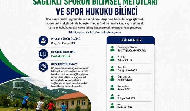 SUBÜ köy okullarını bilim ve sporla buluşturacak