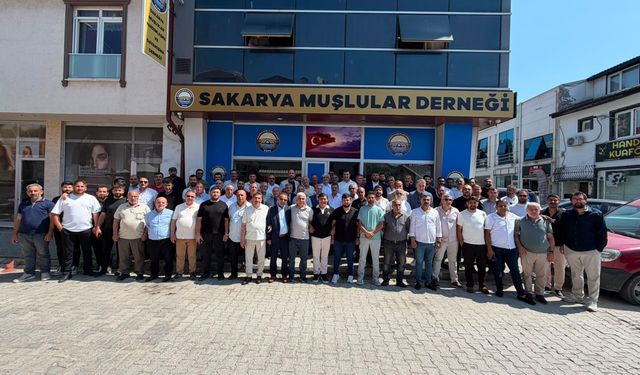 Sakarya Muşlular Derneği’nde Saydam güven tazeledi