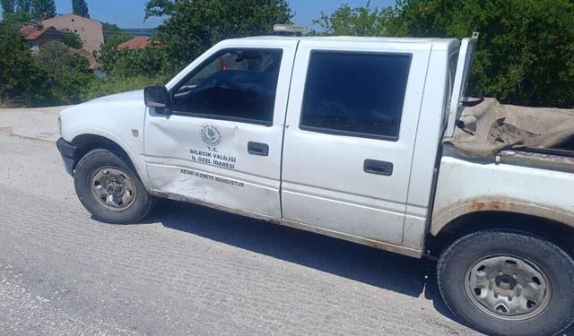 Bilecik'te motosiklet kamyonete çarptı: 1 yaralı