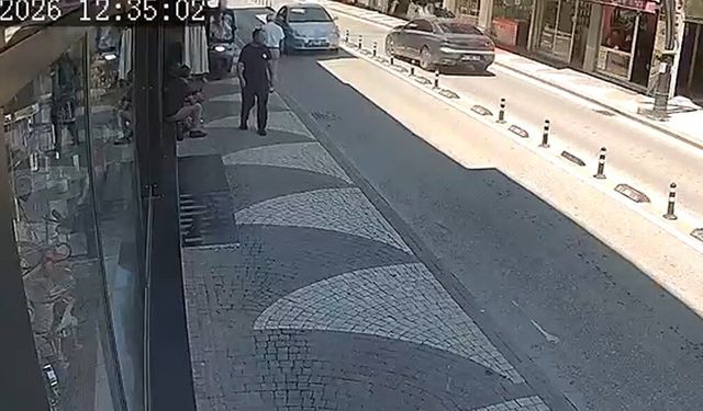 Kaza anı kamerada
