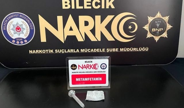 Bilecik'te uyuşturucu operasyonu: 1 gözaltı