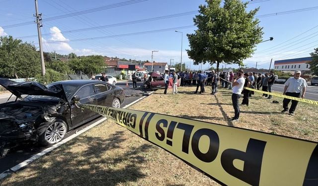 Düzce'de milletvekili kaza yaptı: 1 ölü, 2 yaralı