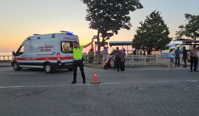 Kastamonu'da yayaya çarpan motosikletin sürücüsü yaralandı