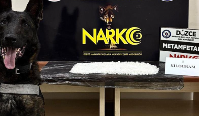 1 kilogram metamfetamin ele geçirildi, 1 kişi tutuklandı