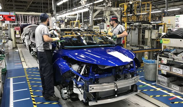 Türkiye’de 1 milyon 216 bin 140 adet otomobil üretildi