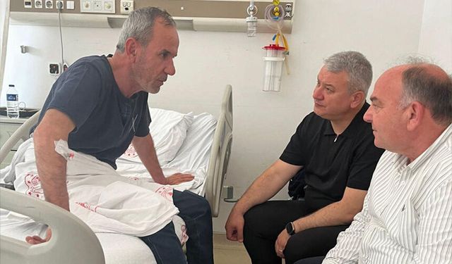 Muhtarı Karabaşoğlu hastanede tedavi altına alındı