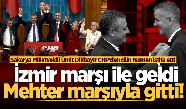 Ümit Dikbayır İzmir marşı ile geldi Mehter marşıyla gitti!