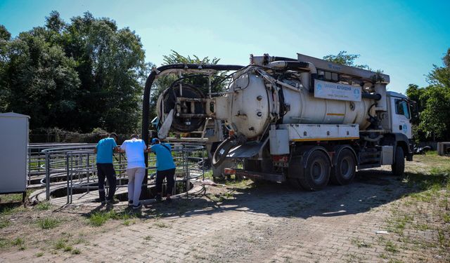 SASKİ yağışlara karşı hazırlıklarını tamamladı, kolektör hattı güvende