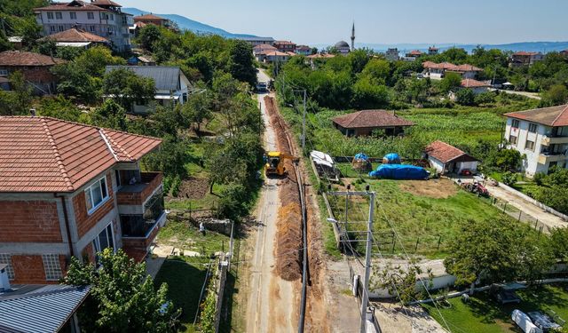 Sapanca’da 5 mahalleyi besleyecek 3 bin 500 metrelik proje için son aşamaya geçildi