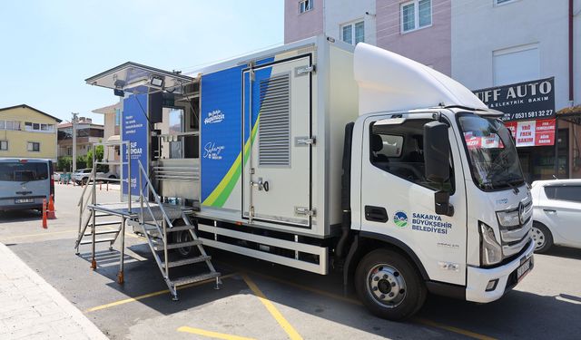 Büyükşehir'in mobil ikram aracı hizmete hazır