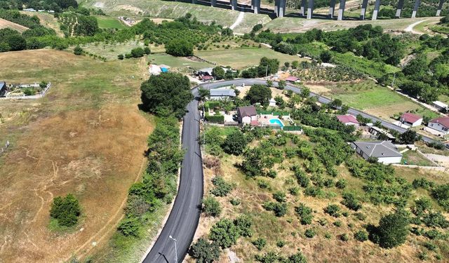 Ağır tonajlı araçlar için Akmeşe'de 2 bin 700 metrelik yeni güzergah