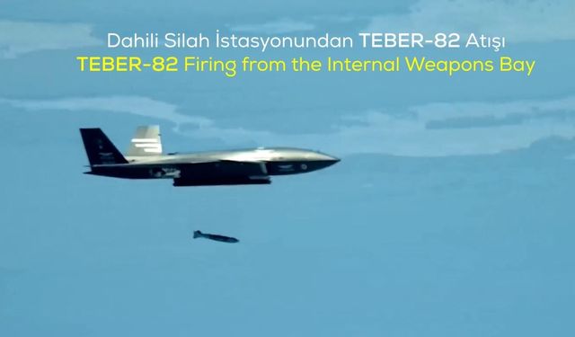 KIZILELMA dahili mühimmat yuvasından ilk atış testlerini başarıyla tamamladı