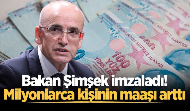 Milyonlarca kişiyi ilgilendiriyor! Bakan Şimşek imzaladı: 6 ay geçerli olacak