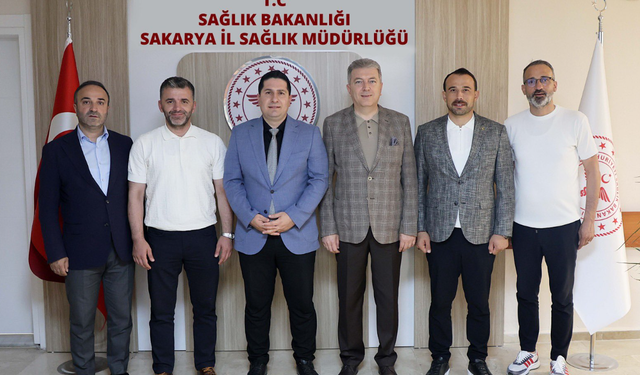 AK Parti heyetinden Sağlık Müdürü Özemir'e ziyaret
