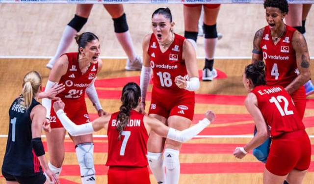 A Milli Kadın Voleybol Takımı, Milletler Ligi'nde finale yükseldi