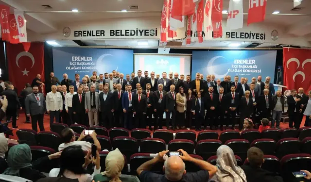 MHP Erenler İlçe kongresi yapıldı: Mustafa Tamer güven tazeledi
