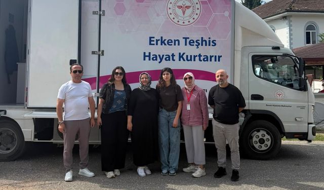 Karadere Mahallesi’nde mobil kanser taraması hizmeti