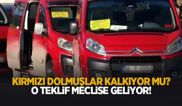 Sakarya'da kırmızı dolmuşlar için kritik gelişme