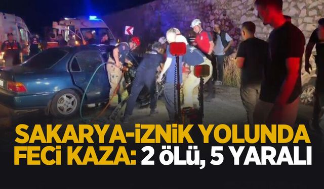 Feci kaza: 2 ölü, 5 yaralı
