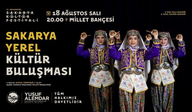 Sakarya’nın Kültür Festivali başlıyor: İlk gün Orhan Hakalmaz sahne alacak