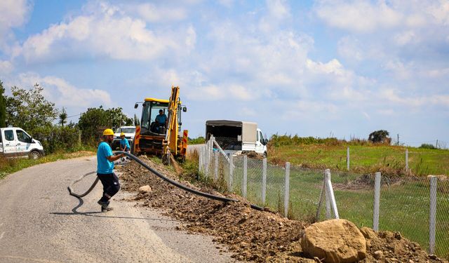 Topçu Mahallesi’nin içme suyu hattı deplase ediliyor