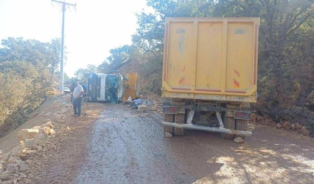 Bilecik'te 2 kamyon kafa kafaya çarpıştı, 2 yaralı