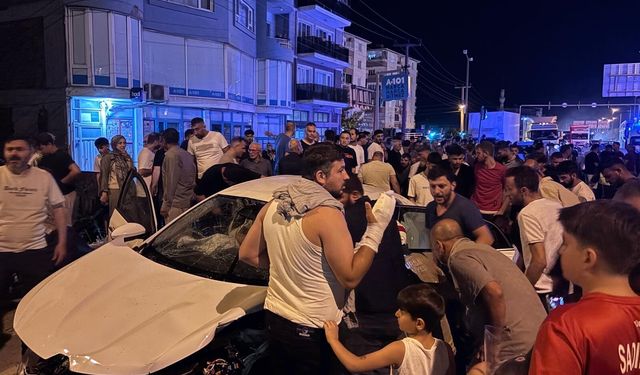 Kırmızı ışık ihlali facia getirdi : 1’i ağır 5 yaralı